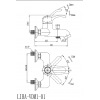 Смеситель для ванны и душа CEZARES LIRA-C-VDM1