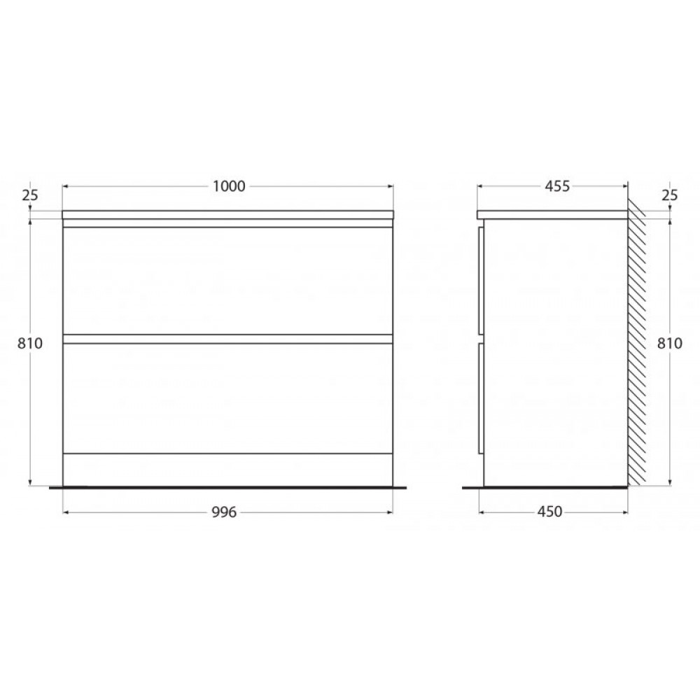 Мебель для ванной комнаты BELBAGNO ALBANO-1000-2C-PIA
