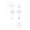 Смеситель для раковины CEZARES PORTA-LS1-01