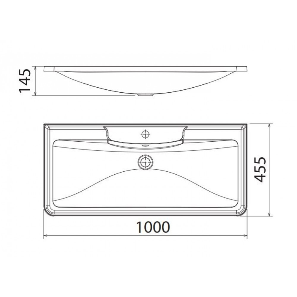 Мебель для ванной комнаты BELBAGNO ALBANO-1000-2C-PIA