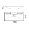 Мебель для ванной комнаты BELBAGNO ALBANO-1000-2C-PIA