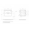 Мебель для ванной комнаты BELBAGNO ACQUA-600-2C-SO