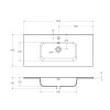 Мебель для ванной комнаты BELBAGNO ETNA-H60-1000
