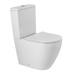 Унитаз-компакт безободковый с сиденьем BELBAGNO SFERA-R