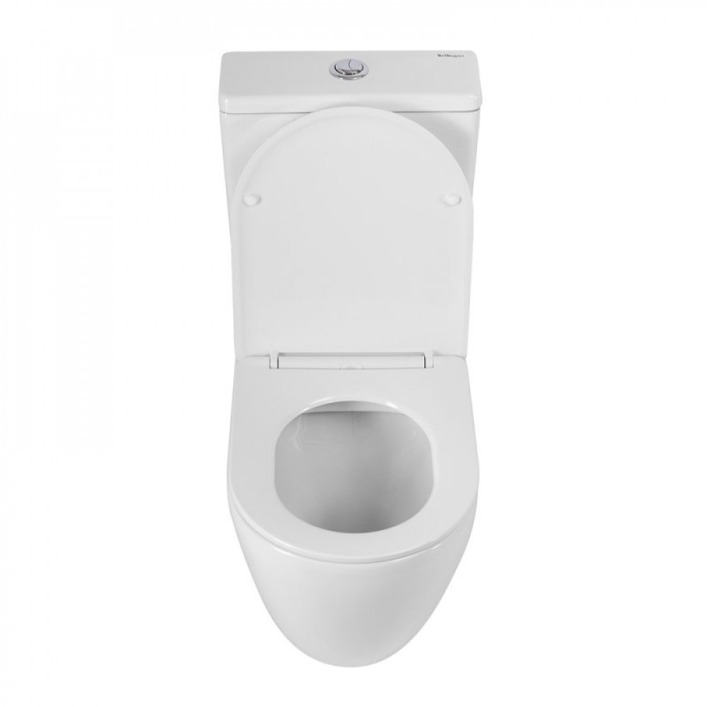 Унитаз-компакт безободковый с сиденьем BELBAGNO SFERA-R