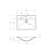 Мебель для ванной комнаты BELBAGNO ACQUA-600-2C-SO