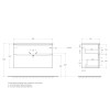 Мебель для ванной комнаты BELBAGNO ETNA-H60-1000