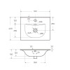 Мебель для ванной комнаты BELBAGNO KRAFT 39-500