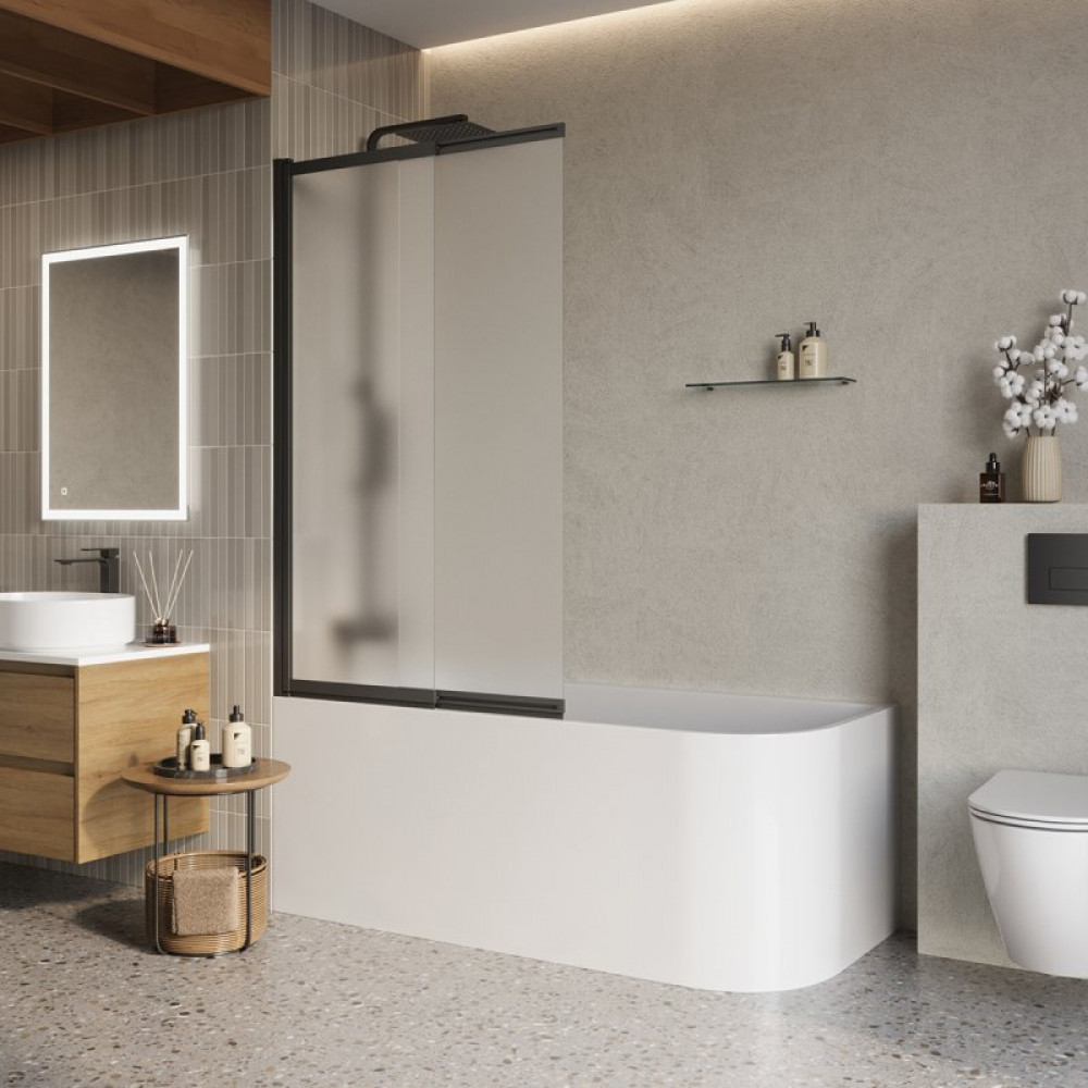Душевая шторка на ванну BELBAGNO LUCE-VF-11