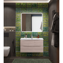 Мебель для ванной комнаты BELBAGNO MARINO-CER-N 80, 90 см.