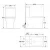 Унитаз-компакт безободковый BELBAGNO ROMANO