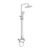 Душевая стойка со смесителем и изливом BelBagno UNIQUE-VSCM-CRM