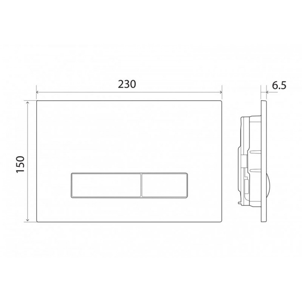 Комплект инсталляции BELBAGNO BB002-80 с унитазом DUE и клавишей смыва