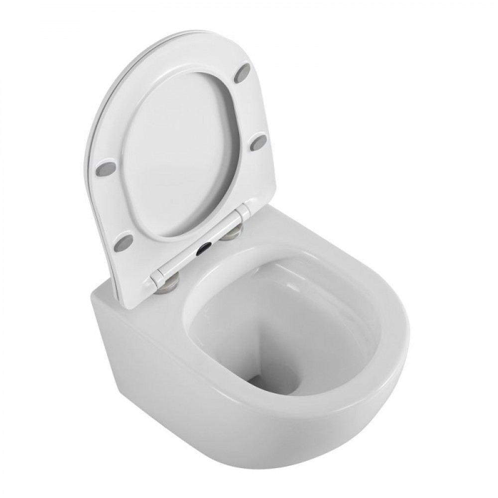 Унитаз подвесной безободковый с сиденьем BelBagno UNO 2.0