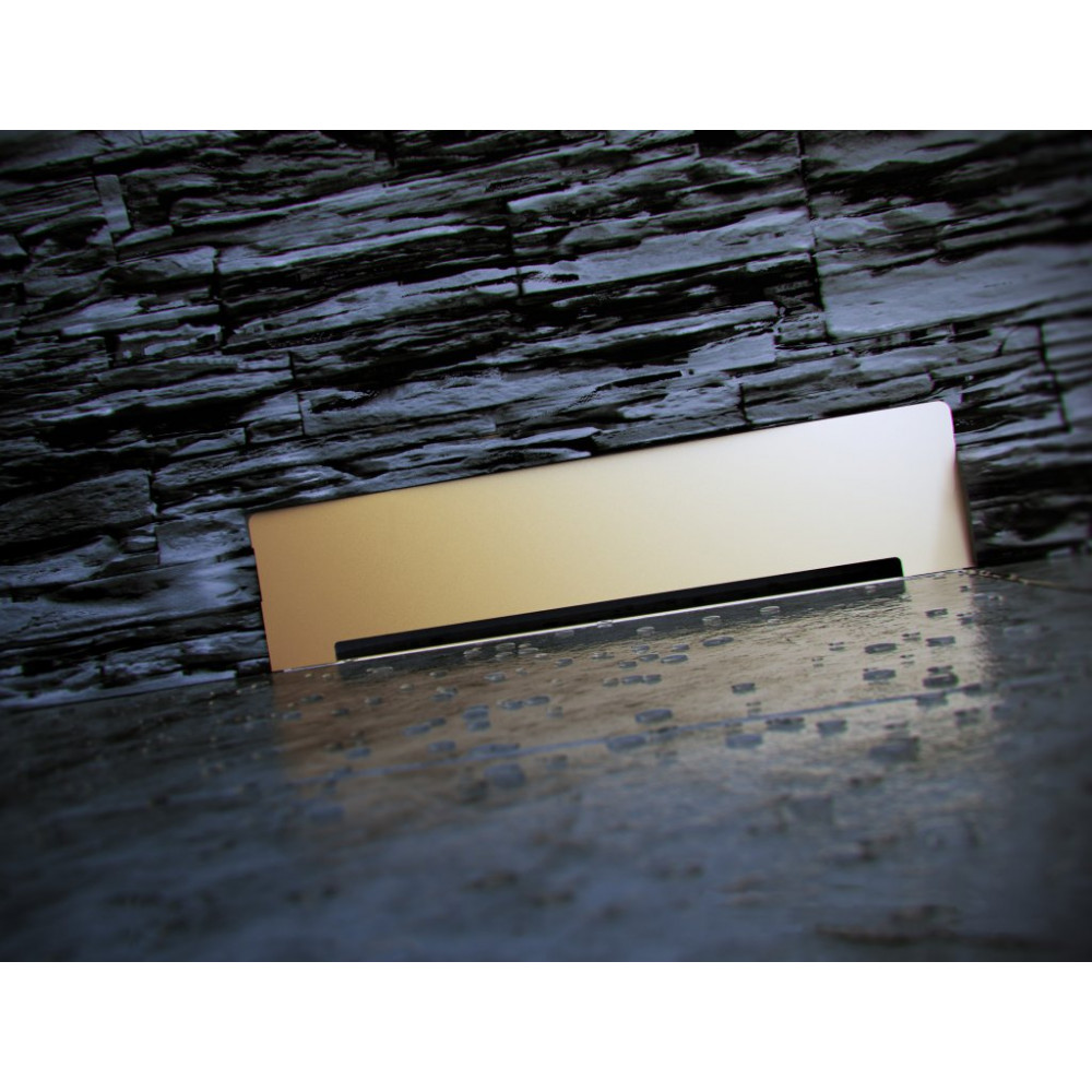 Пристенный трап 360 мм PESTAN Confluo Wall Gold