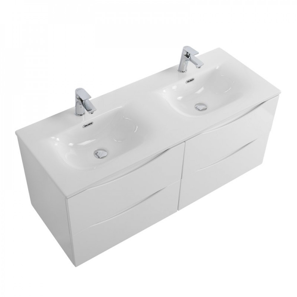 Мебель для ванной комнаты BELBAGNO MARINO-CER-N 120 см. с четырьмя ящиками