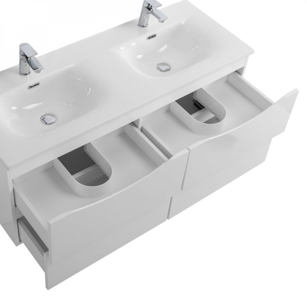 Мебель для ванной комнаты BELBAGNO MARINO-CER-N 120 см. с четырьмя ящиками