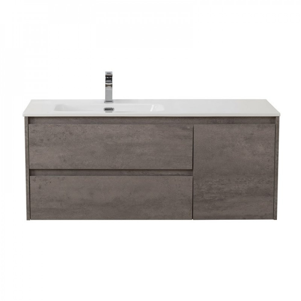 Мебель для ванной комнаты BELBAGNO KRAFT-1000, 1200 с двумя выкатными ящиками и одной распашной дверцей