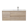 Мебель для ванной комнаты BELBAGNO KRAFT-1000, 1200 с двумя выкатными ящиками и одной распашной дверцей