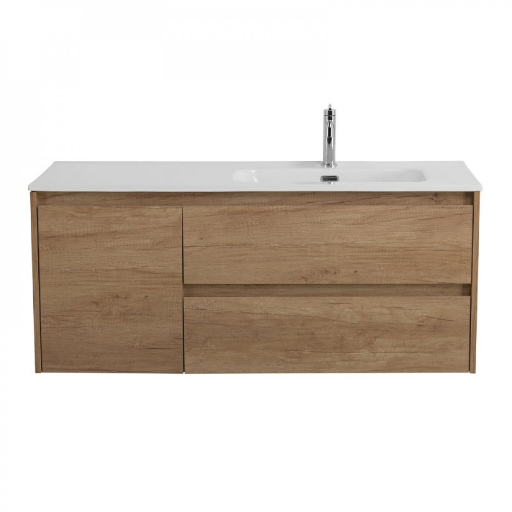 Мебель для ванной комнаты BELBAGNO KRAFT-1000, 1200 с двумя выкатными ящиками и одной распашной дверцей