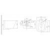 Комплект инсталляции BELBAGNO BB002-80 с унитазом DUE и клавишей смыва