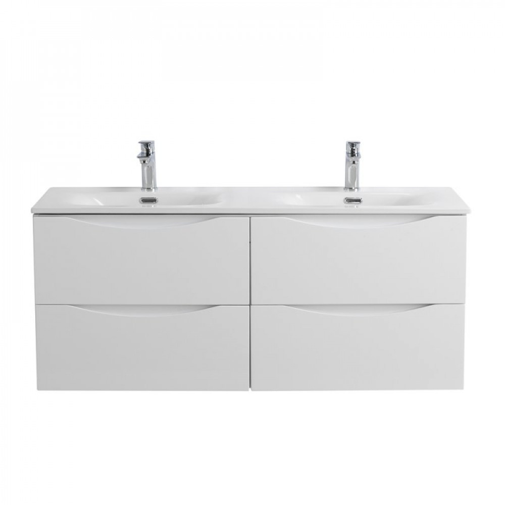 Мебель для ванной комнаты BELBAGNO MARINO-CER-N 120 см. с четырьмя ящиками