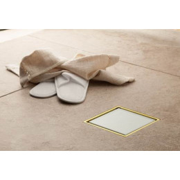 Душевой трап Pestan Confluo Standard White Glass 1 Gold