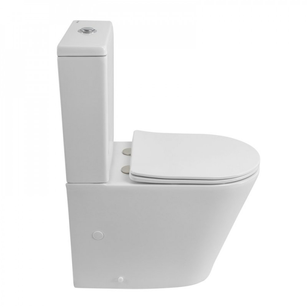 Унитаз-компакт безободковый с сиденьем BELBAGNO FLAY-R