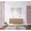 Мебель для ванной комнаты BELBAGNO KRAFT-1000, 1200 с двумя выкатными ящиками и одной распашной дверцей