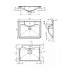 Мебель для ванной комнаты BELBAGNO ALBANO-600-2C-PIA