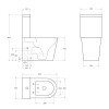 Унитаз-компакт безободковый с сиденьем и смывом TORNADO BelBagno FLAY-TOR