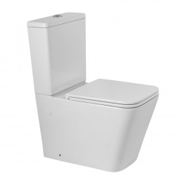 Унитаз-компакт безободковый с сиденьем BELBAGNO ARDENTE-R