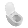 Унитаз приставной безободковый с сиденьем BELBAGNO SFERA-R