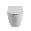 Унитаз приставной безободковый с сиденьем BELBAGNO SFERA-R