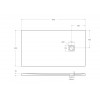 Поддон из искусственного мрамора BelBagno TRAY-MR-UNO-AH
