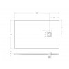 Поддон из искусственного мрамора BelBagno TRAY-MR-UNO-AH