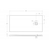 Поддон из искусственного мрамора BelBagno TRAY-MR-UNO-AH