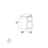 Мебель для ванной CEZARES URBAN 120