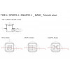 Точечный трап PESTAN Confluo Standard Square Mask