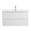 Мебель для ванной комнаты BELBAGNO MARINO-CER-N 80, 90 см.