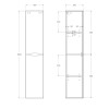 Шкаф подвесной BELBAGNO ACQUA-1600-2A-SC