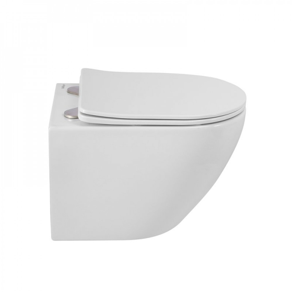 Унитаз подвесной безободковый с сиденьем BELBAGNO SFERA-R