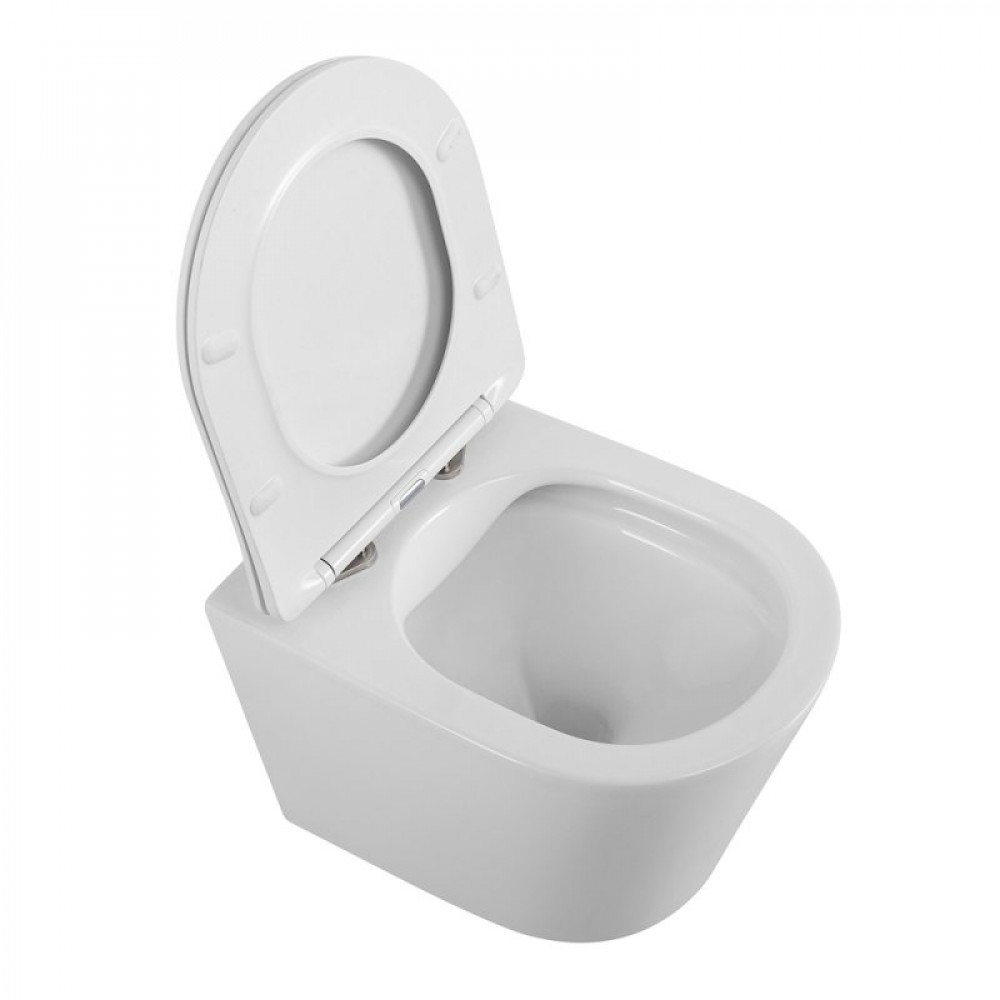 Унитаз подвесной безободковый с сиденьем BELBAGNO FLAY-R