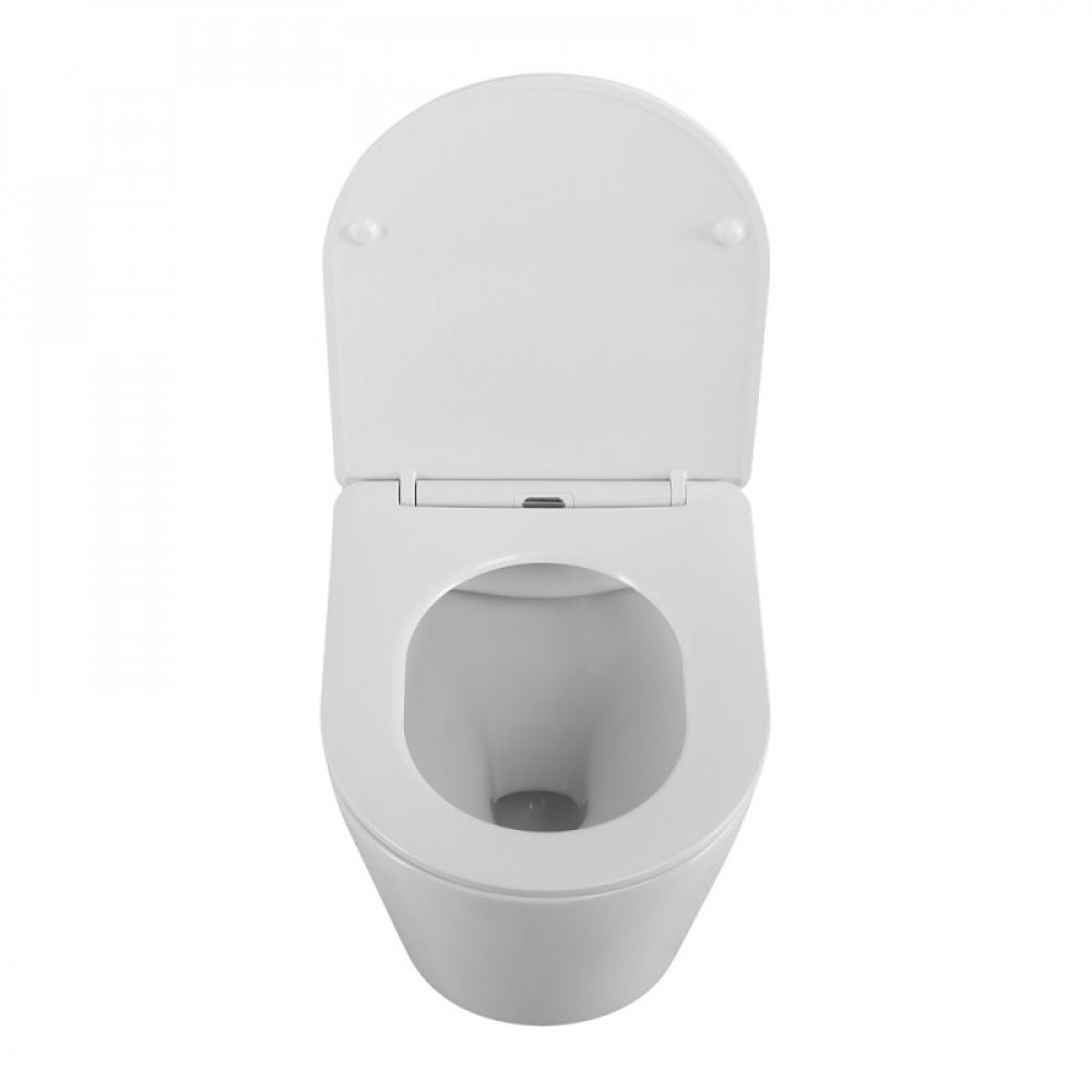 Унитаз подвесной безободковый с сиденьем BELBAGNO FLAY-R
