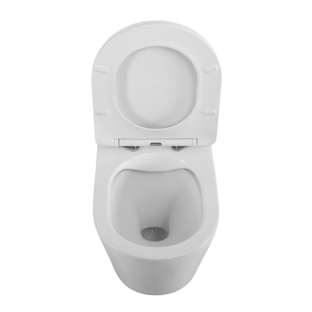 Унитаз подвесной безободковый с сиденьем BELBAGNO FLAY-R