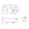 Ванна акриловая отдельностоящая BelBagno BB06