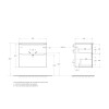 Мебель для ванной комнаты BELBAGNO ETNA-H60-700
