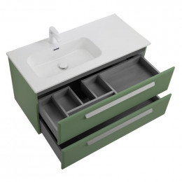 Мебель для ванной CEZARES ECO-CER-N двумя ящиками левосторонняя и правосторонняя 100, 120 см