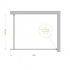 Душевая перегородка BELBAGNO KRAFT-L-1