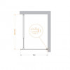 Душевая перегородка BELBAGNO KRAFT-L-1